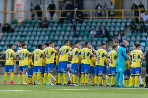 Barry Town United v The New Saints, Friday, August 25th 2017,(19:45 KO), Jenner Park, Barry Town, Wales.