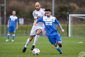 Cardiff, Wales. 12th January 2019. Pontypridd Town v Port Talbot Town.