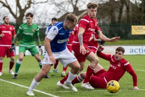 Bridgend, Wales. 23rd Mar '19. Penybont v Briton Ferry.