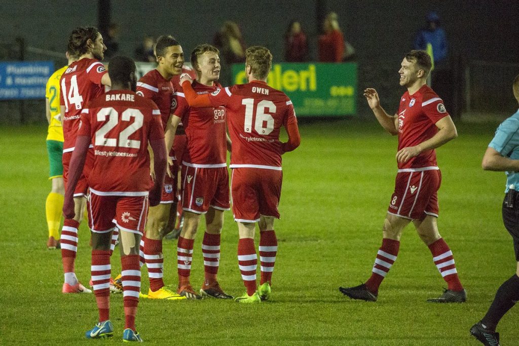 Connah's Quay Nomads a goal in their Welsh Cup quarter-final win against Caernarfon Town