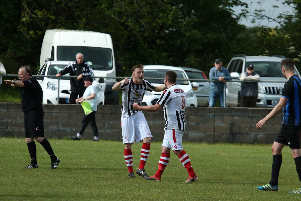 Penydarren players celebrate