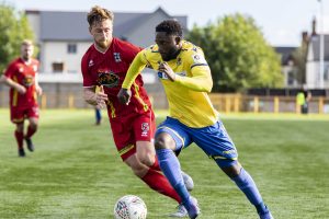 Barry, Wales. 22nd Sept 2019. Barry Town United v Cefn Druids.