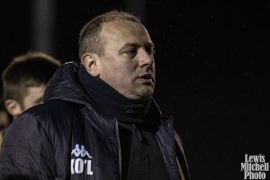 Penybont v Carmarthen. JD Cymru Premier. Bridgend, Wales.