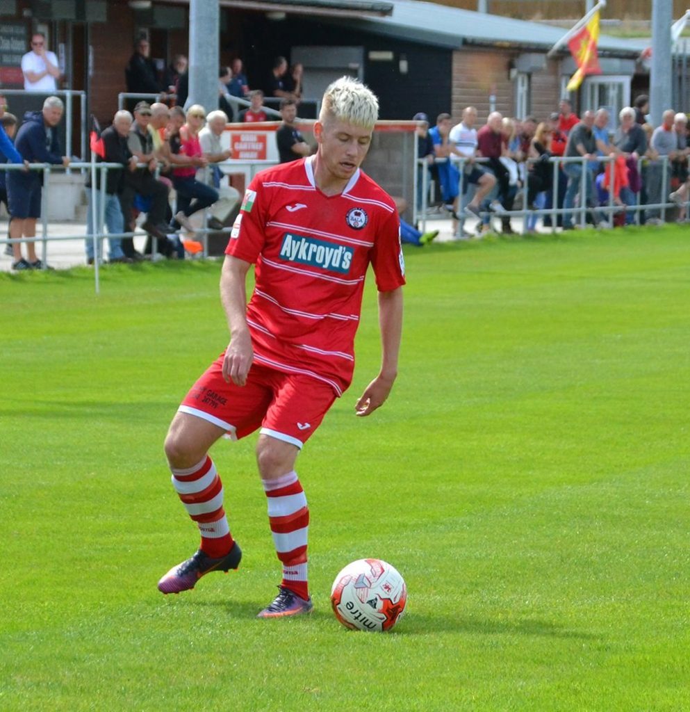 Jordan Evans in action for former team Bala Town