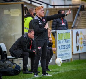 JD Cymru Premier match between Flint Town United and Barry Town United