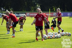 Cardiff, Wales. 16th Sept 20. Wales Women Training Session.