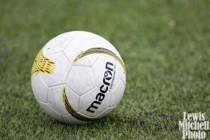 Macron football at Penybont's Bryntirion Park