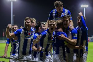 Penybont v Barry. JD Cymru Premier. Bridgend, Wales. 16th March 21.