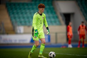 International Friendly match between Wales under 18's and England Under 18's, played at the International Sports Stadium, Cardiff.