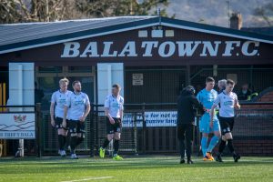 JD Cymru Premier match between Bala Town and The New Saints, played at Maes Tegid, Bala on 10 April 2021.