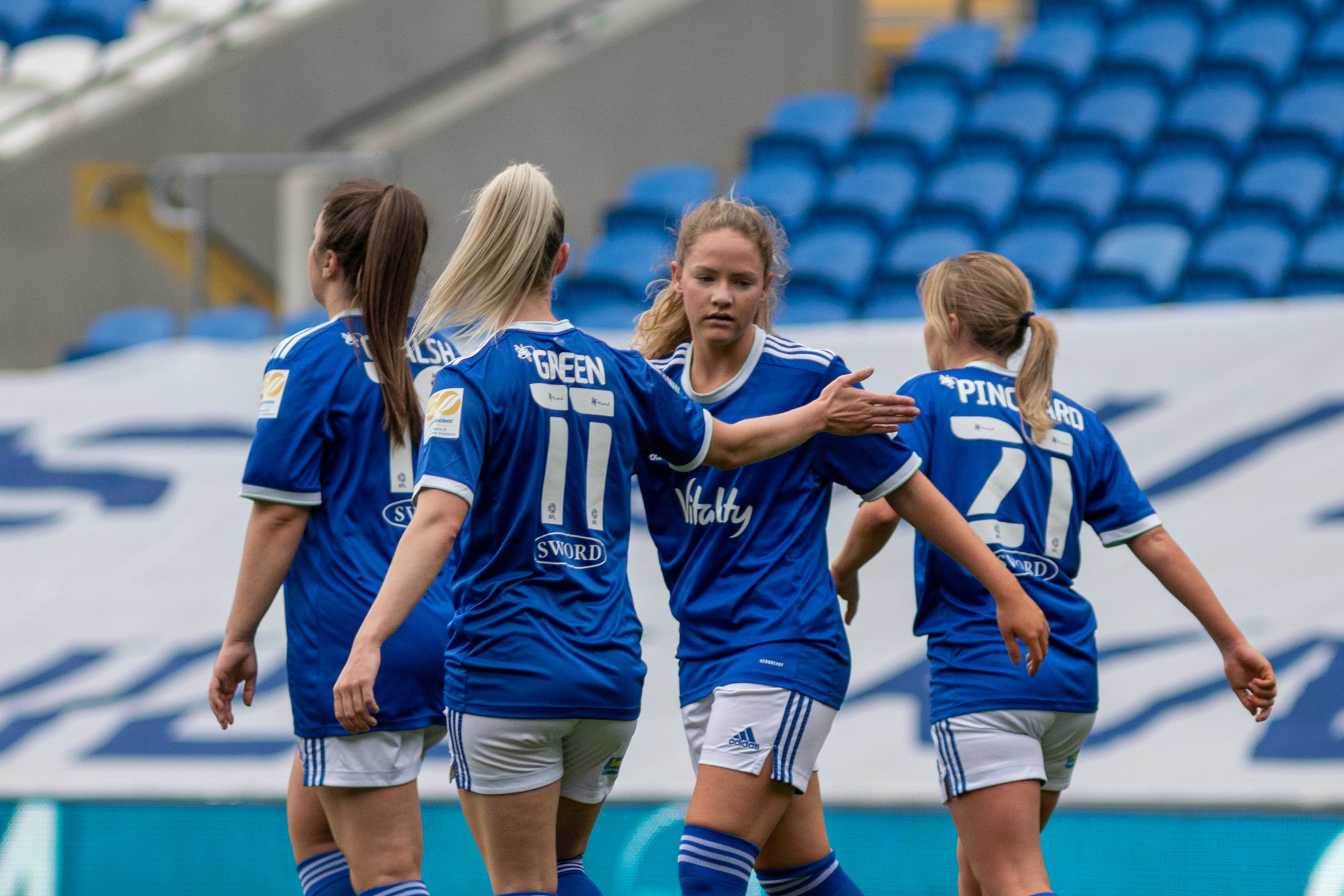 Ffion Price Cardiff City club shop to Bluebirds squad member