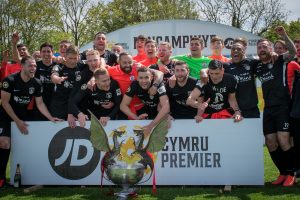 JD Cymru Premier match between Penybont and Connah's Quay Nomads, played at The SDM Glass Stadium on 15 May 2021.