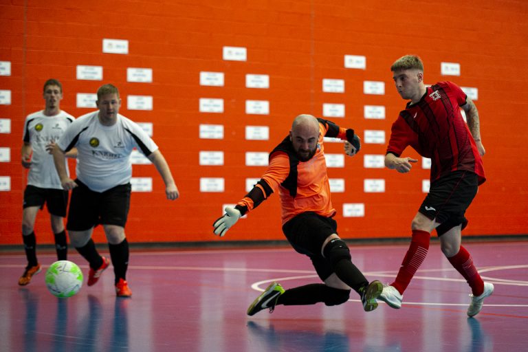 FAW Futsal League. Cardiff, Wales.