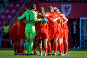 International Women's Friendly match between Wales women's national football team and Scotland women's national football team, played at Parc y Scarlets, Llanelli on 15 June 2021.