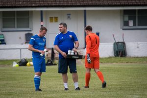 Pre Season Friendly match between Abergaveny Town and Builth Wells, played at Pen Y Pound Stadium, Abergavenny on 19 June 2021.