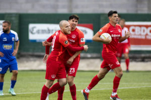 Connahs Quay v FC Prishtina. Aberystwyth, Wales. 29th July 2021.