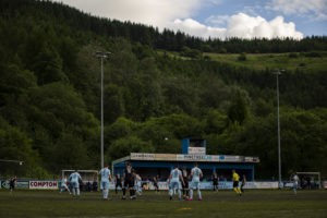 Cambrian & Clydach v Penybont. Clydach Vale, Wales. 12th July 2021.