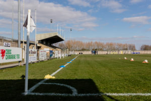 JD Cymru Premier, Flint Town United F.C v Penybont F.C, Flint, Wales, UK.