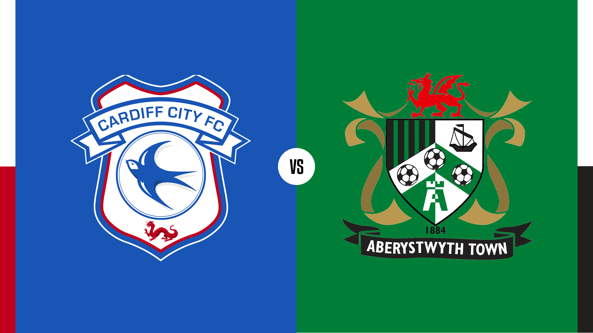 Cardiff City v Aberystwyth Town badge