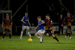 Penybont v Cardiff Met. Bridgend, Wales. 9th November 2021.