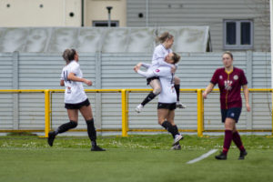 FAW Women's Welsh Cup, Pontypridd v Cardiff Met, Barry, Wales.