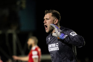 Penybont v Newtown. Bridgend, Wales.6th April 2022.