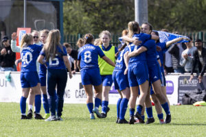 Cardiff Met v Cardiff City. Bridgend, Wales. 24th April 2022.