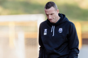 Football, Cymru Premier, Barry Town v  Haverfordwest County, Barry, Wales.