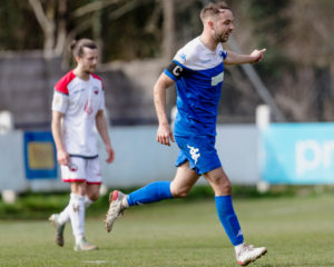 Domestic Football, Cymru South, Goytre United v Trefelin BGC, Port Talbot, Wales.