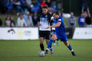 Penybont v Haverfordwest. Bridgend, Wales. 30/8/22.