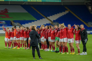 2023 FIFA Women's World Cup qualification UEFA Group I match between Wales and Slovenia Women played at The Cardiff City Stadium, Cardiff on 6 September 2022.