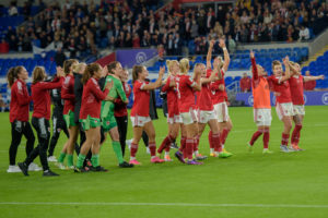 2023 FIFA Women's World Cup qualification UEFA Group I match between Wales and Slovenia Women played at The Cardiff City Stadium, Cardiff on 6 September 2022.