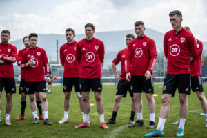 Cymru C MD-1 Training at Nantlle Vale FC, Dyffryn Nantlle