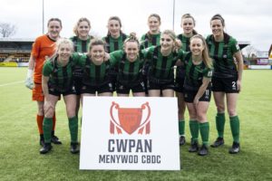 FAW Women’s Cup, Aberystwyth Town v Briton Ferry, Carmarthen, Wales.