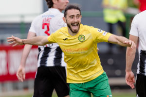 Football, Cymru Premier Play-Off Final, Caernarfon Town v Flint Town, Caernarfon, Wales.