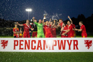 Ardal South Play-Off Final, Risca United v Baglan Dragons, Merthyr, Wales.