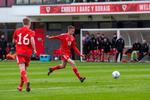 International Football, UEFA U17 Elite Round, Cymru v Iceland, Dragon Park, Wales, UK.