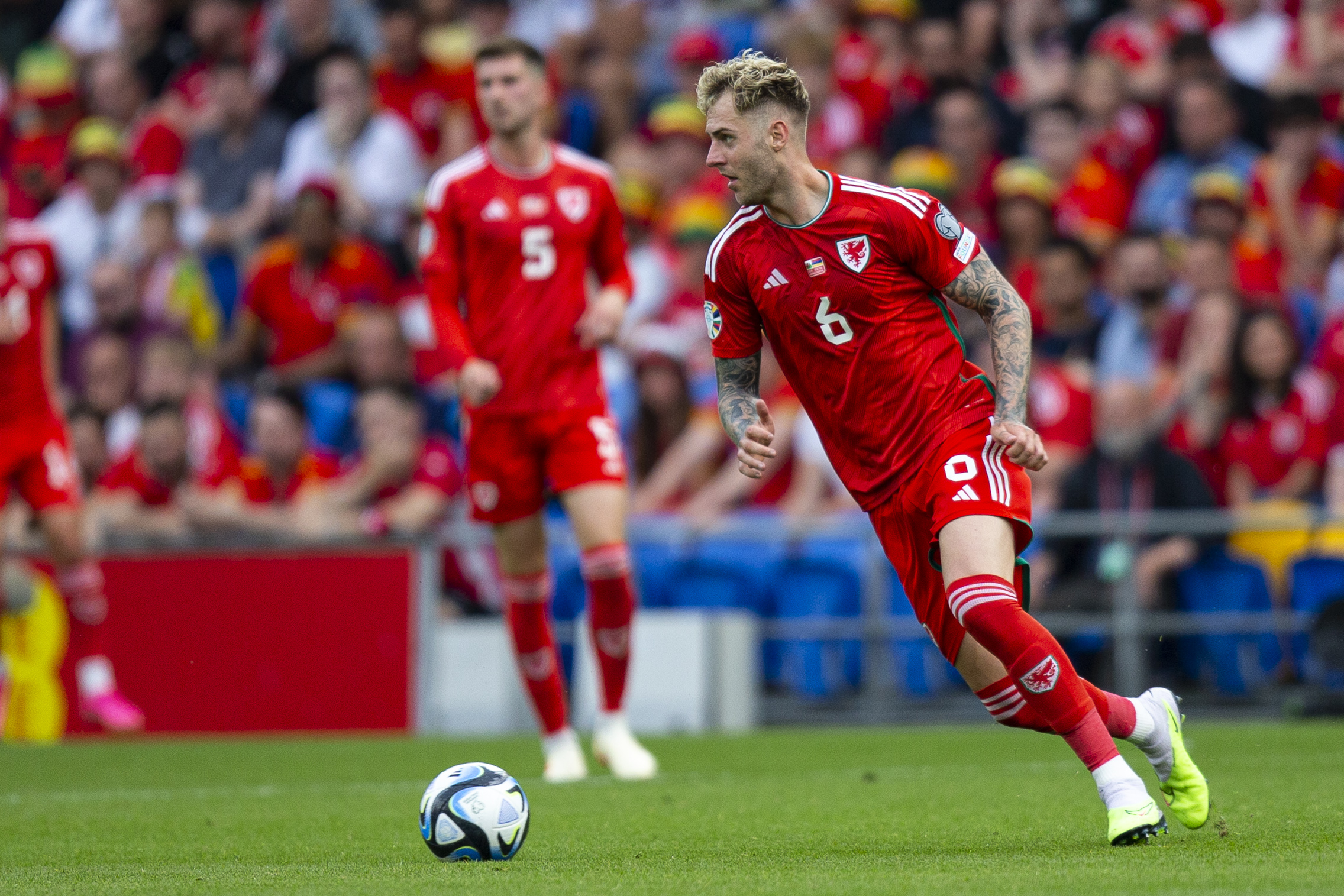 Wales defender Joe Rodon against Armenia.