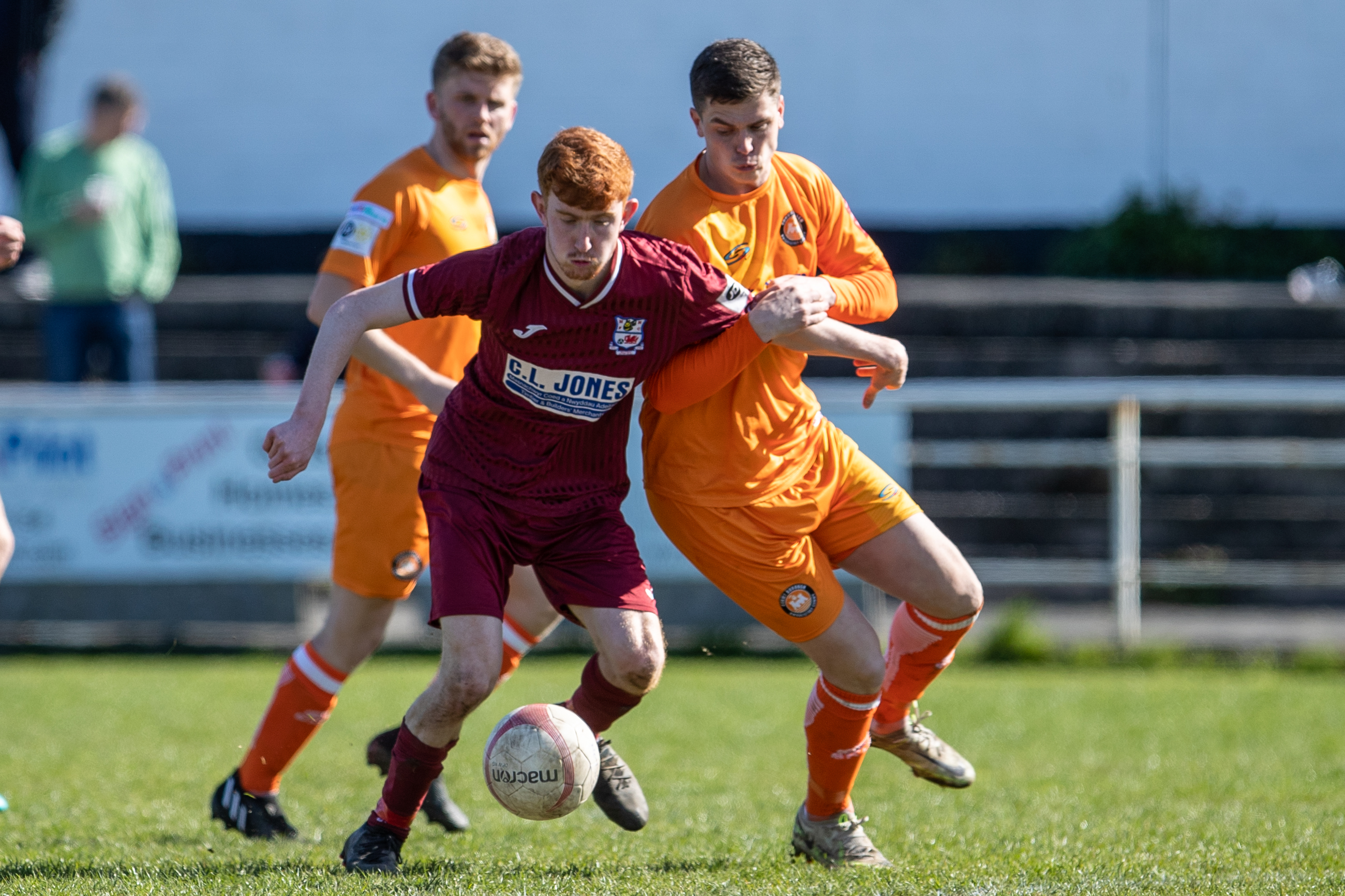 Conwy Borough vs Holyhead Hotspur in the JD Cymru North at Y Morfa, Conwy. 7th April 2023
