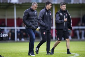Briton Ferry v Llanelli Town. Briton Ferry, Wales. 28/7/23.