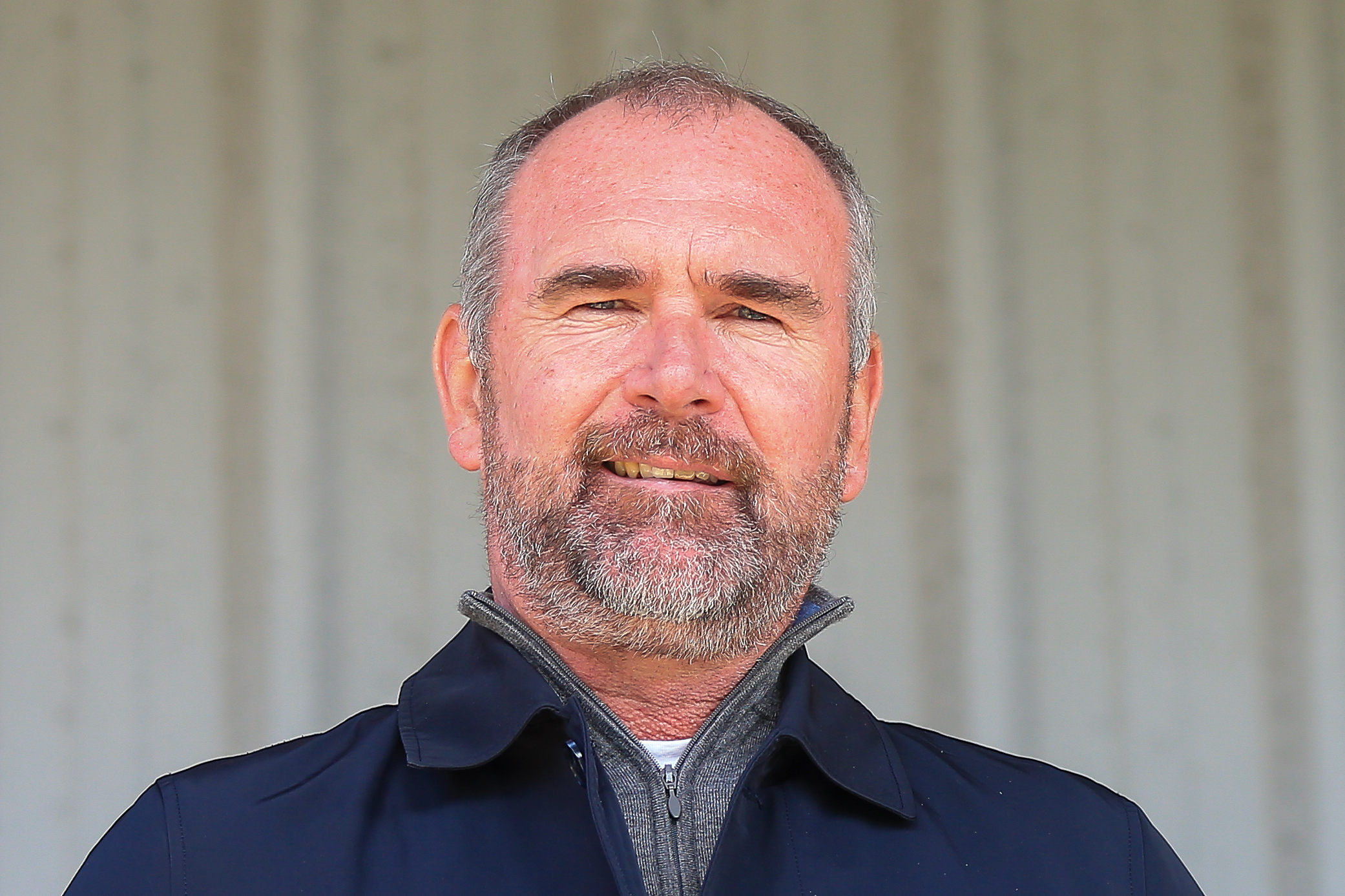 Steve Jenkins pictured at Barry Town v Aberystwyth Town