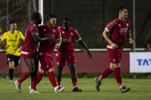 JD Cymru South, Afan Lido v Briton Ferry Llsanwel, Port Talbot, Wales.