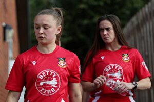 Wrexham AFC Women vs Cardiff City Women in Round 4 of the Genero Adran Premier at The Rock, Cefn-Mawr (Pic by Sam Eaden/FAW)