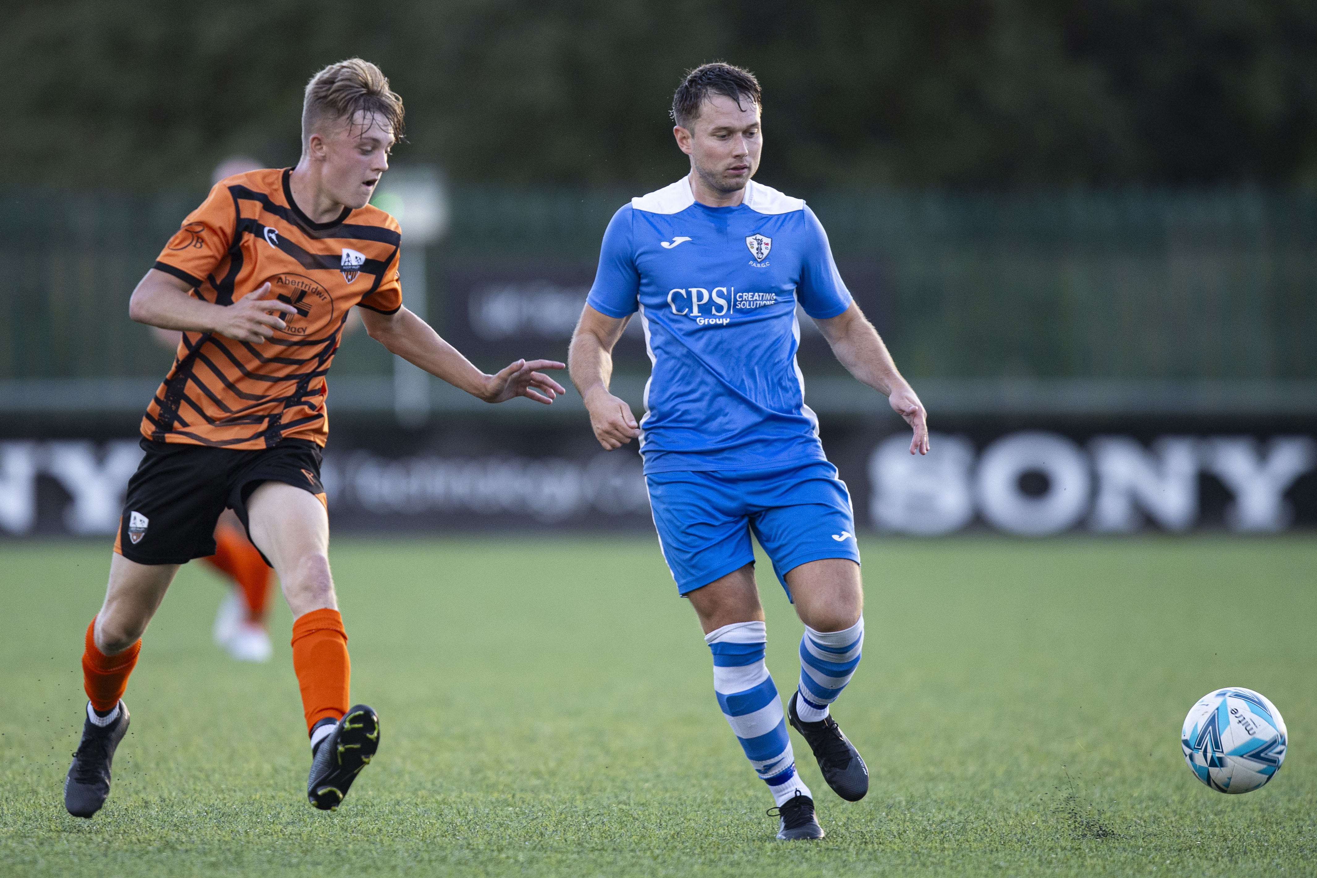 Pencoed and Aber Valley in a South Wales Alliance League match