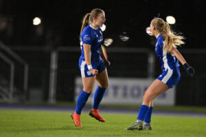 Genero Adran Premier fixture between Cardiff City Women FC and Swansea City Women FC at Cardiff International Sports Campus, Cardiff, Wales