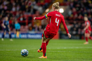 International Football, UEFA Women’s Euro 2025 qualifier League B match between Wales Women and Croatia Women at STōK Cae Ras, Wrexham, Wales, UK.