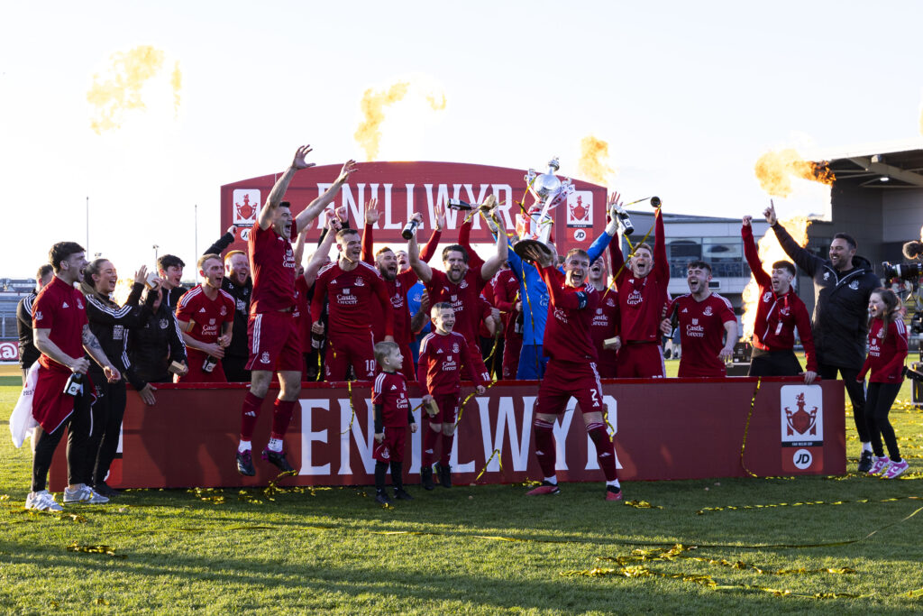 Connah's Quay lift the Welsh Cup 