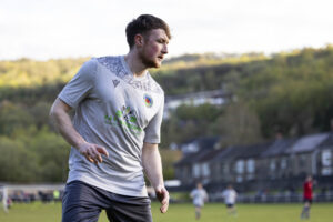 Penrhiwceiber Rangers v Cefn Cribwr in the Ardal South West League at Glasbrook Terrace on the 23rd April 2024.