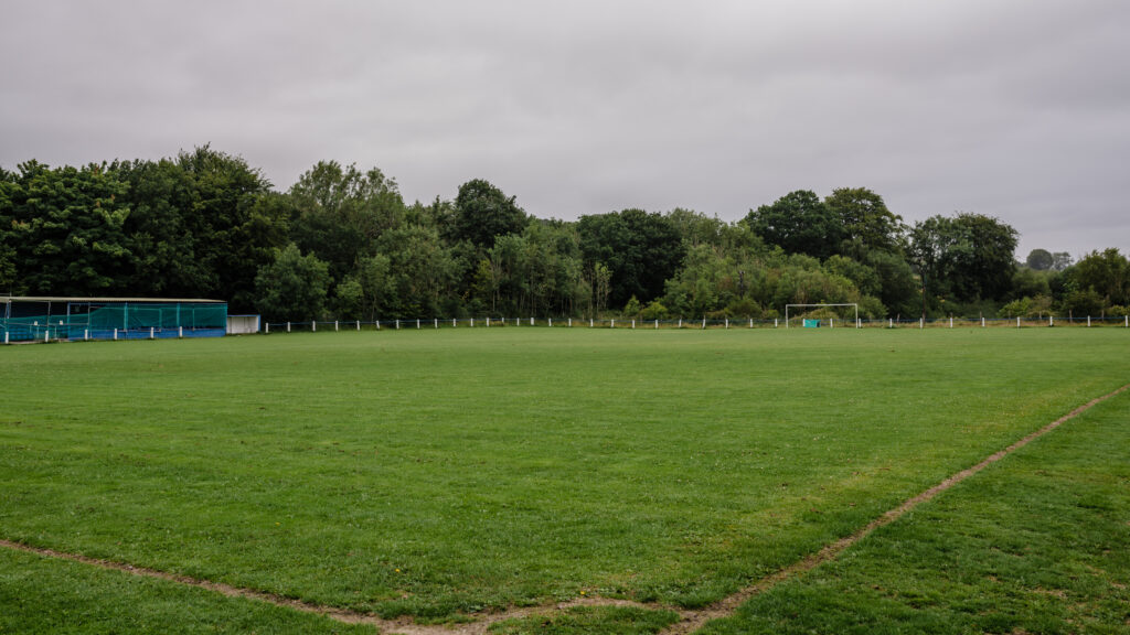 A general view of Treowen Stars ground Bush Park. 