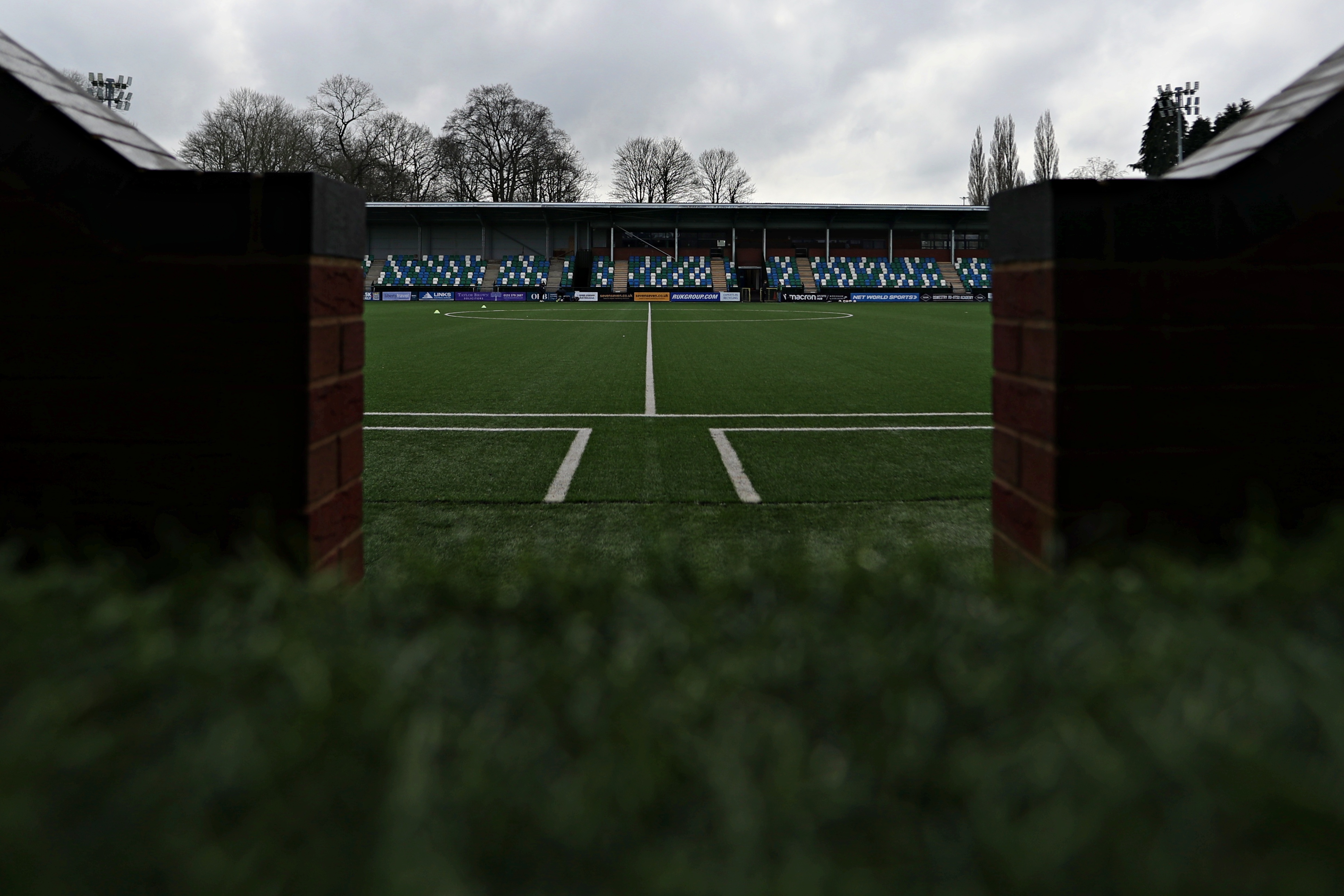 OSWESTRY, SHROPSHIRE, ENGLAND - 25th FEBRUARY 2024 - A general view of Park Hall before The New Saints Women vs Swansea City Women in the Semi Final of the Genero Adran Trophy at Park Hall, Oswestry (Pic by Sam Eaden/FAW)